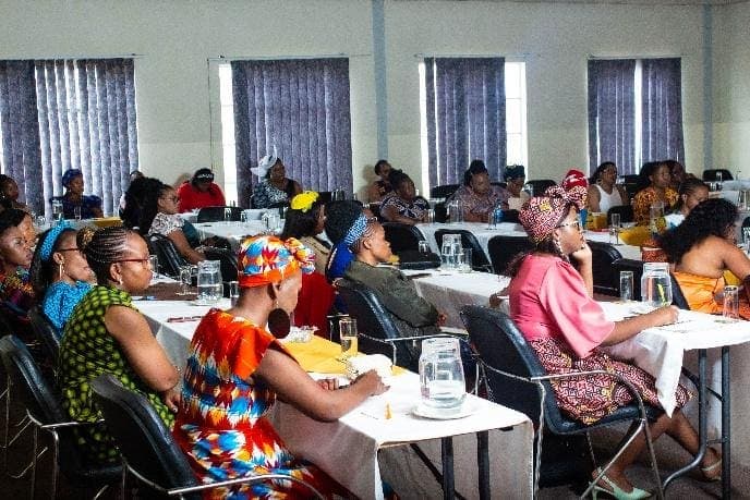 Participants listening attentively at Makoti Indaba